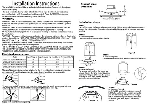 image for us green lighting 16 Pack 6-inch LED Recessed Retrofit Downlight, 19w,