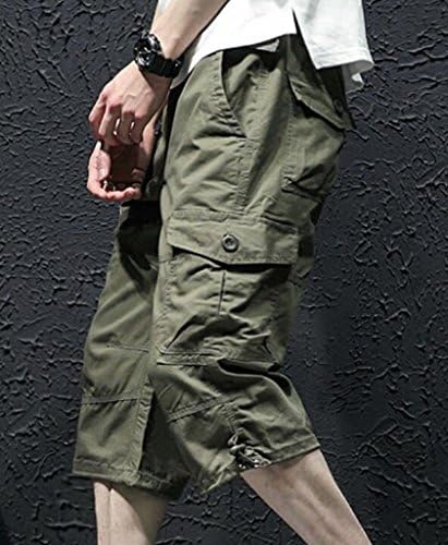 casual multiple pocket camo printed pants