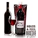Wine Caddy 3 Pack 750ml Foldable Wine bottle & Funnel Portable to go flasks