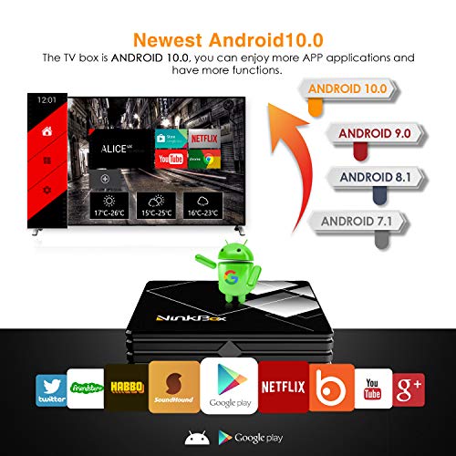 Android-TV-Box-100-NinkBox-Smart-TV-Box-4GB-32GB-TV-Box-Android-de-RK3318-Quad-Core-64bit-Cortex-A53-con-Bluetooth-40-WiFi-24G5G-3D-Ultra-HD-4K-USB-30-BT-40
