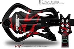 WraptorSkinz WZ on Black Decal Style Skin - fits Warriors Of Rock Guitar Hero Guitar (GUITAR NOT INCLUDED)
