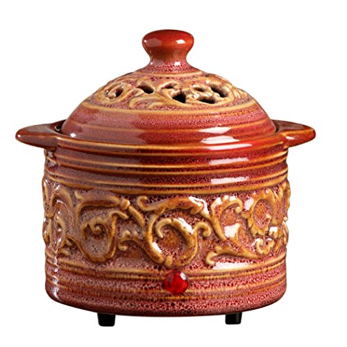 Hosley's Red Electric Potpourri Warmer, 5.75