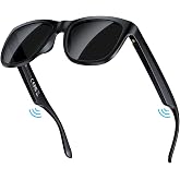 XO Simple is Beauty Smart Bluetooth Glasses,Built-in Mic &amp; Speakers,Smart Wireless Headphone Sunglasses for Men and Women,Athletic/Outdoor UV Protection and Voice Control,Unisex(Black)