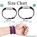 Bands for Fitbit Alta HR and Alta, Plum Teal Rose Pink, Large
