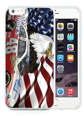 iPhone 6 Plus Case,Jimmie Johnson Nascar (2) White Cover Fit For iPhone 6S Plus 5.5 Inches,TPU Case