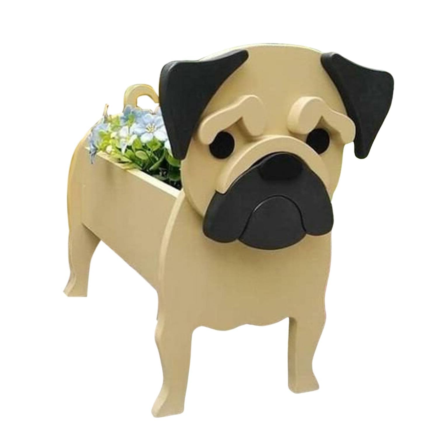 Matago Cartoon Pet Dog Flower Pot, Animal Planter for Succulents, Cacti & Air Plants