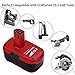2 Pack 19.2V 5.0Ah Replacement for Craftsman 19.2 Volt Battery Lithium C3 Diehard Batteries 130279005 130211004 1323903 11045 315.115410 11375 315.11485