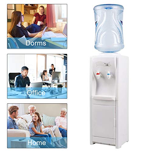 Top Loading Water Cooler Dispenser 5 Gallon, Hot & Cold Water Stand