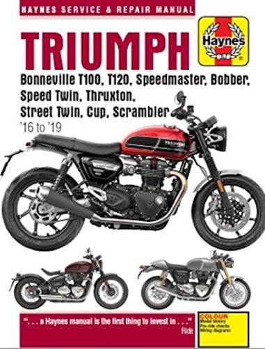 Triumph Bonneville T100/Bobber/Thruxton/Street/Scrambler Haynes