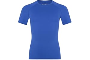 Anawakia Boys Compression Shirt Short Sleeve Youth Kids Athletic T-Shirt Quick Dry Undershirt for Basketball Football Tops