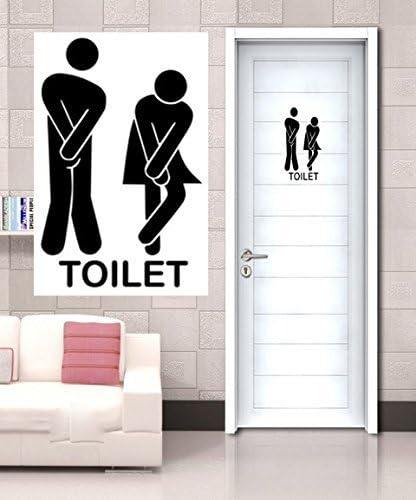 Funny Toilet Entrance Sign