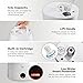 Warm & Cool Mist Humidifier, TaoTronics 5.5L Ultrasonic Air Humidifiers for Home Bedroom Office with Filter, LED Display, External Humidity Sensor, 360°Rotatable Nozzle -(5.5L/1.45 Gallon, US 110V)