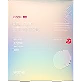 APOTHE RejuveGlow Peptide Collagen PDRN Lifting Mask — Instant Hydration, Pore Tightening & Wrinkle Care | Cooling Soothing Anti-Aging Sheet Mask for Sensitive Skin