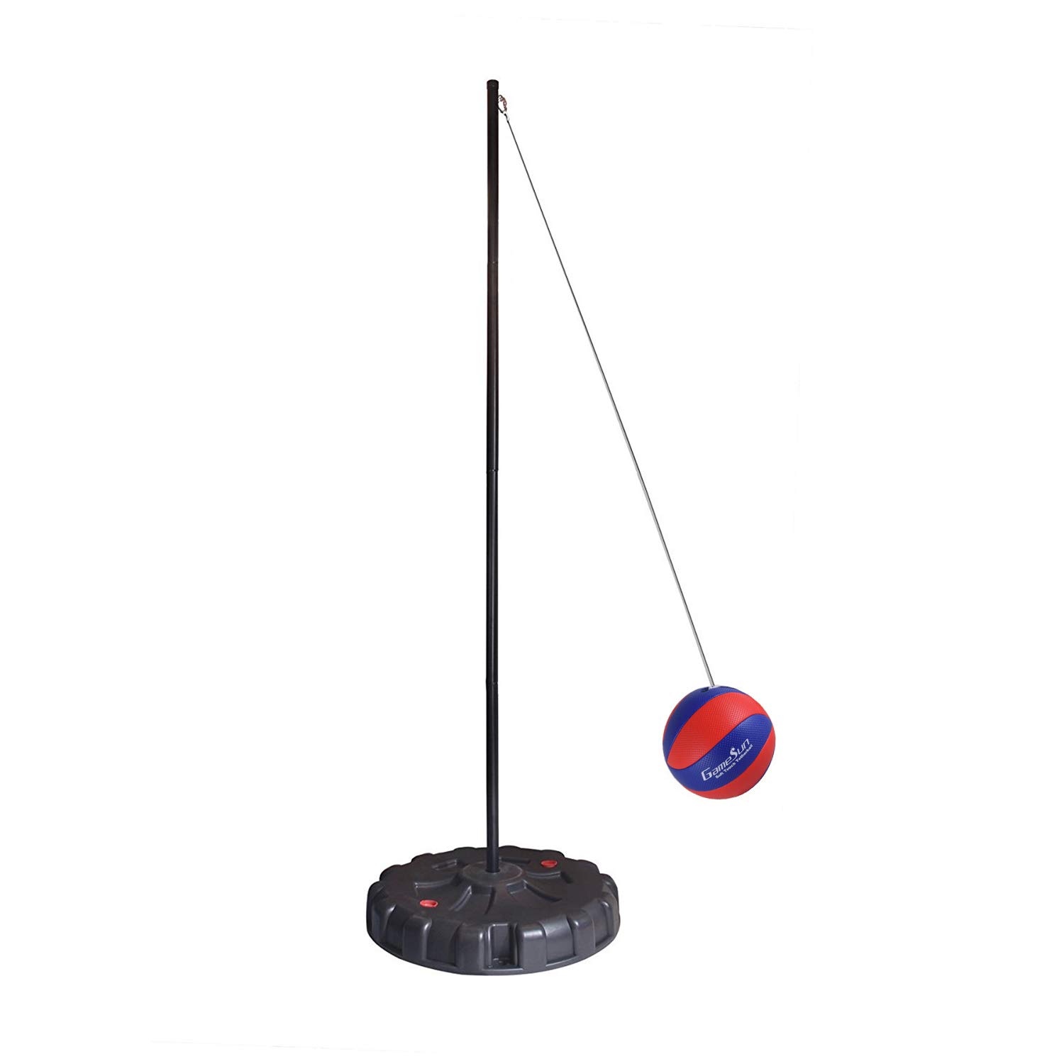 Photo 1 of Portable Tetherball Set,Portable Water-Base Tetherball Set with Tetherball, Pole, Rope and Base for Outdoor, Backyard and Family Fun Play