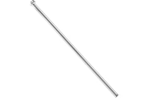 Westbrass D119-26 3/8" x 12" Annealed Brass Bullnose Faucet Riser, Polished Chrome