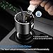 Comsoon Bluetooth FM Transmitter, Bluetooth Receiver MP3 Player Wireless In-Car Stereo Radio Adapter Car Kit Hands Free Calling, Dual USB Ports Charge 5V/2.4A & 1A