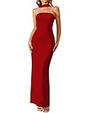 HTZMO Women Elegant Summer Bodycon Maxi Dress