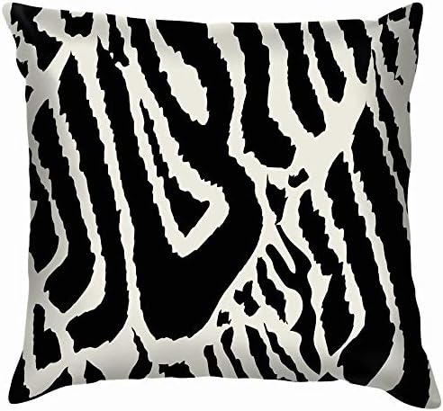 Zebra Skin Animal Throw Pillow Case Cushion Cover Pillowcase Watercolor for Couch 24X24 Inch
