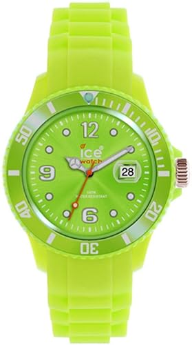 Amazon Com Ice Watch Ice Summer Sili Collection Polyamide And Silicone Green Mens Watch Ss Ag B S 11 Watches