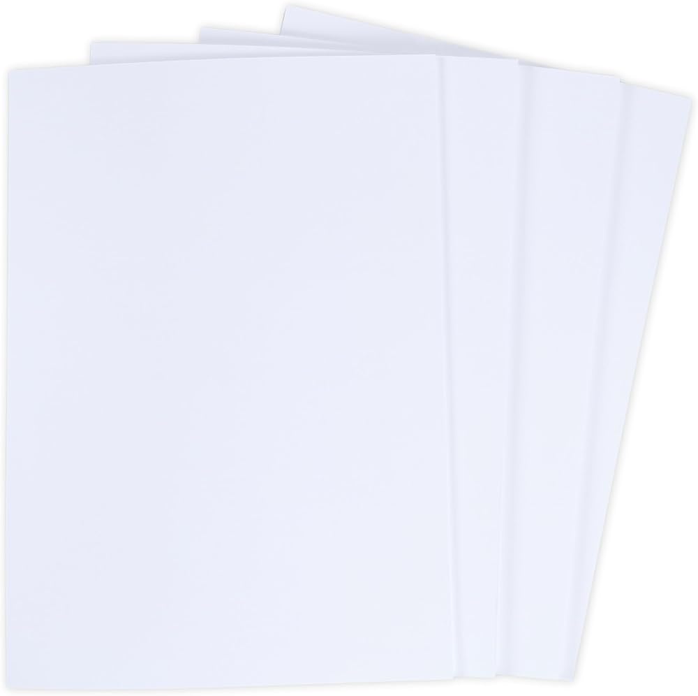 BCreativetolearn A4 White Cardstock 100 Sheets 180gsm Smooth for Printer