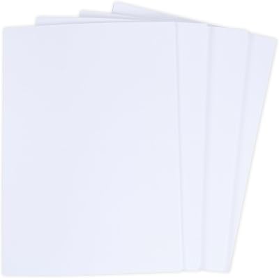 BCreativetolearn A4 White Cardstock 100 Sheets 180gsm Smooth for Printer