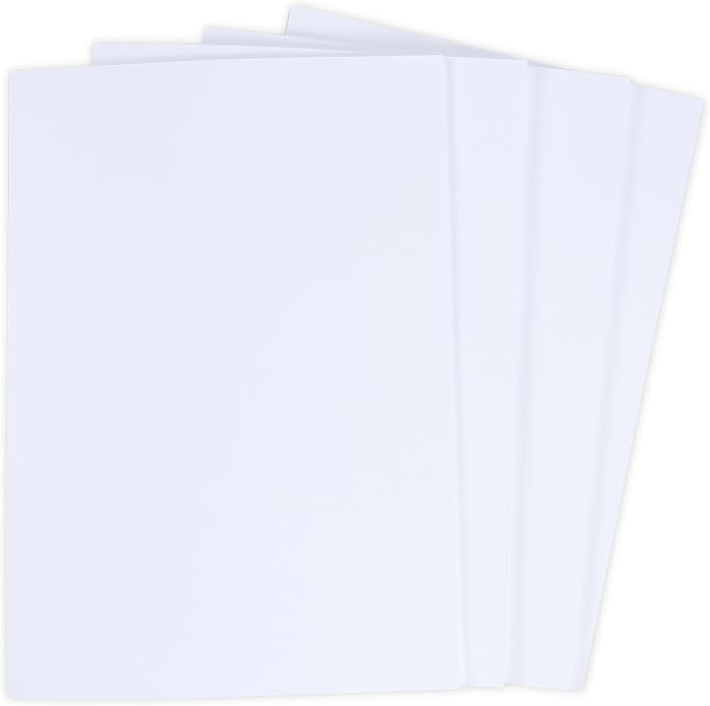 BCreativetolearn A4 White Cardstock 100 Sheets 180gsm Smooth for Printer