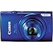 Canon PowerShot ELPH 170 IS 20.0MP Digital Camera (Blue) + 32GB Card + Reader + Case + Accessory Bundle