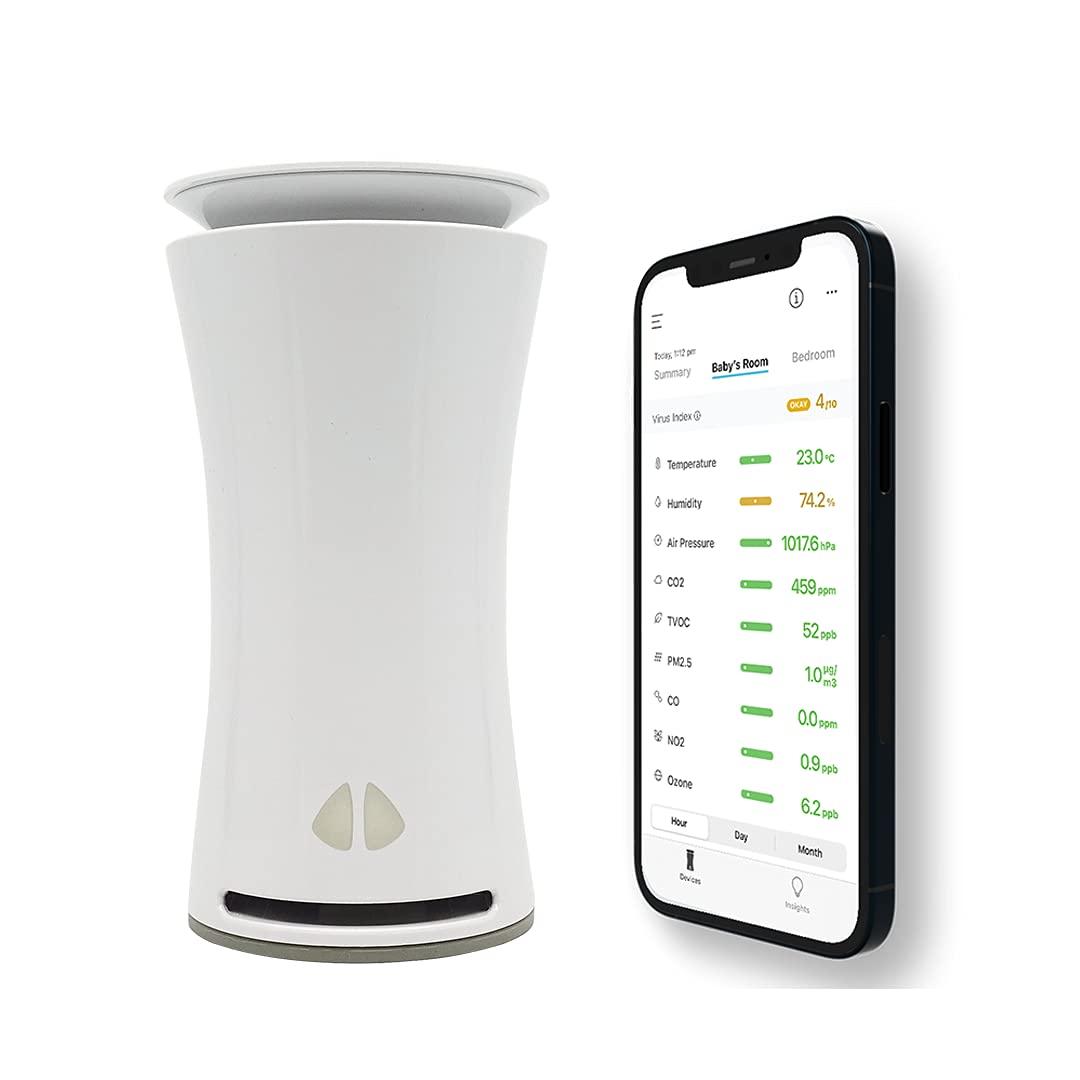 Buy UHoo Indoor Air Quality Sensor 9 In 1 Smart Air Monitor To Boost 