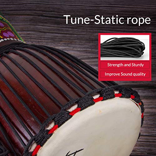 4 Hand+Carved+Mahogany+Goatskin+Drumhead+Beginners