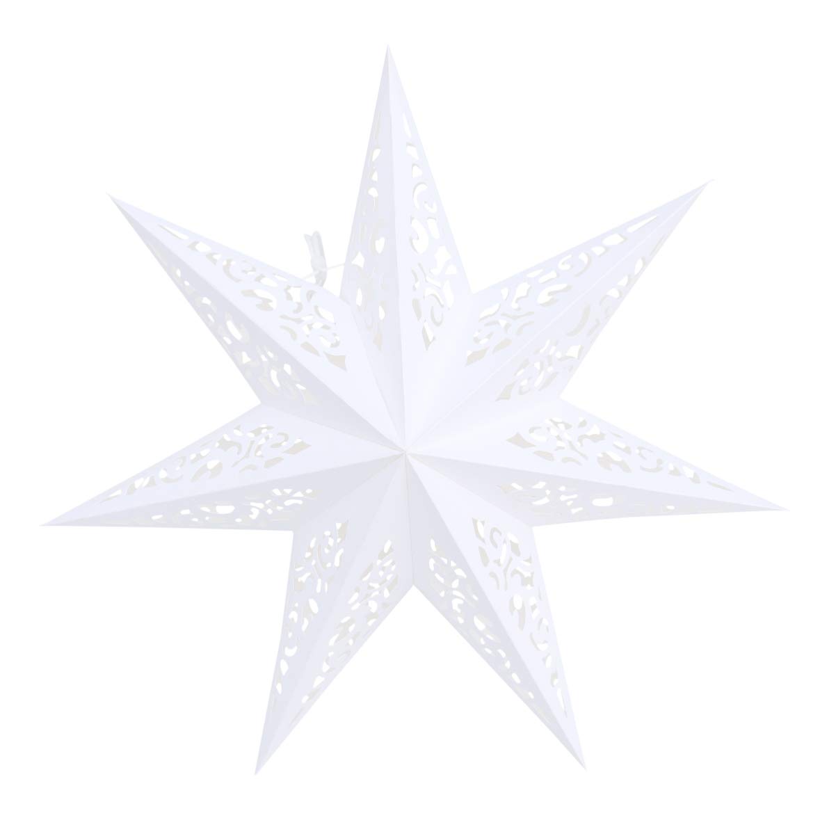 Garneck Hollow Out Star Shaped Paper Lampshade Decoration for Festive Home Decor Star Light Shades for Bedroom Wall Decor
