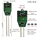 [2 Pack] Soil Testing Kit – pH Meter, Moisture and Light 3 in 1 Tester, Water Monitoring for Weed, Seed Potting, Tree Growing, Greenhouse, Farm, Home, Garden, Lawn, Indoor and Outdoor Plants Carethumb 3