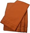 Hemstitch Dinner Napkins Paprika 1 Dozen