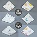 NTBAY 6 Pack Baby Muslin Washcloths, 6 Layers Natural Cotton Newborn Baby Face Towel with Animals Printed Design, Soft and Breathable Reusable Wipes and Shower Gift for Baby Registry, 10x10 inches