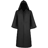 Dajiahao Men Cosplay Cloak Robe Costume Adult Halloween Costume Tunic Hoodies Robe Cosplay Capes