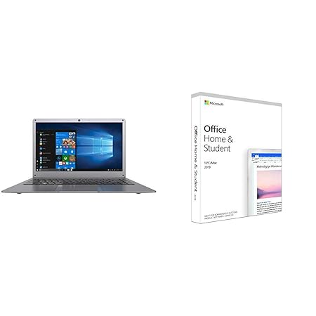 Odys mybook 14 35,56 cm (14 Zoll) Laptop (Intel Celeron Quad Core Prozessor N3450, 32GB Festplatte, 4GB RAM, M.2 SSD-erweiter