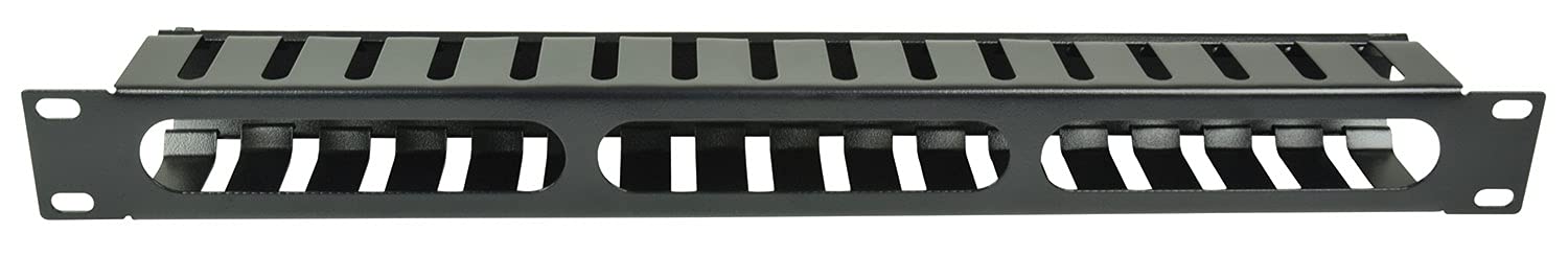 Adastra 1U Cable Management Channel Shelf for Server and Rack mount Cabinets