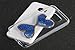 Urberry Glaxy S7 Case, Running Glitter Cover, Blue Sparkle Love Heart, Creative Design Flowing Liquid Floating Luxury Bling Glitter Sparkle Hard Case for Samsung Galaxy S7 with a Screen Protector