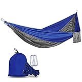 QMS Portable Camping Hammock, Lightweight Nylon Parachute Hammock, Travel Outdoor Hammock, For Outdoor,Traveling, Camping, Hiking, Backpacking