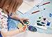 Acrylic Paint - B-ART-C - 24 Color Paint Set Includes 3 Paint Brushes - Non Toxic Paint for Canvas, Ceramic, Rock Painting, Arts and Crafts