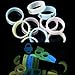Glow in the Dark Vape Band Rings - Vape Rings Silicone Anti Slip Band - for RBA RDA Tank Mechanical Mods - Diameter 22mm(10pcs)