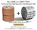 Hampton Adams | As Seen on Shark Tank | Medical Dressing Retention Tape (30ft) | Non-Woven Hypoallergenic Cloth | Stretch Turf Wrap | Secure Gentle Adhesive for Knee Feet & Blister Wound Care (White)