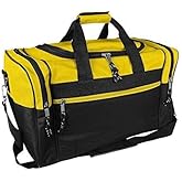 17" Blank Duffle Bag Duffel Travel Camping Outdoor Sports Gym Accessories Bag (FREE RETURN) Gold