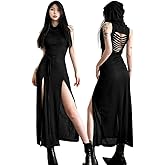 SINROYEE Women High Slit Long Dress Sexy Sleeveless Cocktail Dress Sexy Cutout Bodycon Party Club Cami Dresses