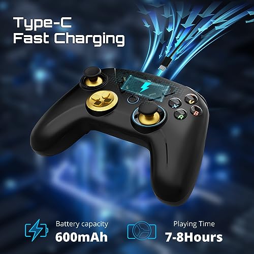 MultiPlatform PC Wireless Controller, Bluetooth Gaming Controller