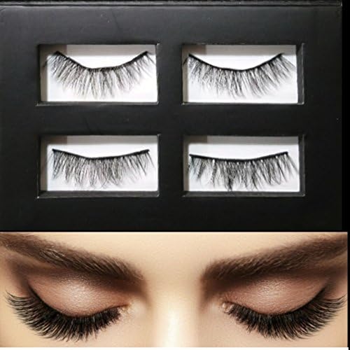 Handcrafted Magnetic Eyelashes, 3 Magnet Full Eyelash With Best 3D Faux Mink Fiber, Thicker and Longer Natural looking False Lashes With Magnets Cruelty Free No Glue fake lash extension (H-04)