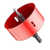 2Inch/51mm Hole Saw for Wood and Plastic,6"HSS