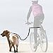 Paws & Pals Hands Free Bicycle Dog Leash for Bike Riding Safe with Pets - Soft & Easy Pull Tug Free Control from Small to Large Dogs