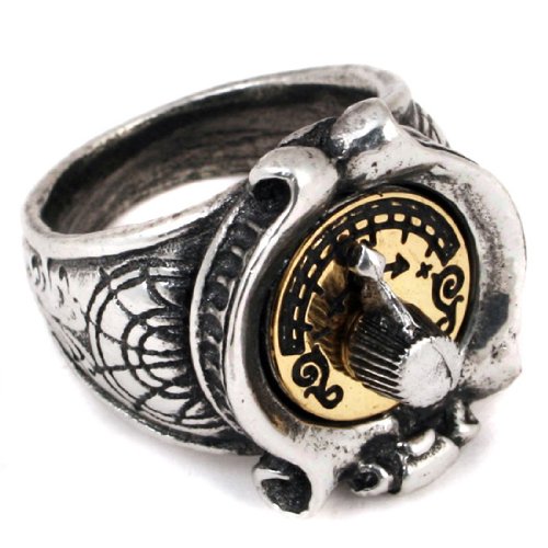 Feromonic Field Detector Steampunk Alchemy Gothic Ring