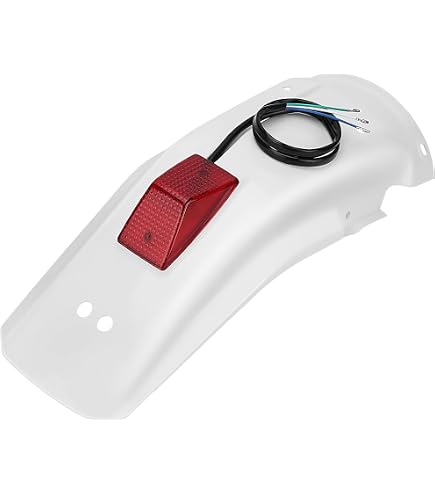 com: UFO 88-00 Honda XR600R Rear Fender with Light