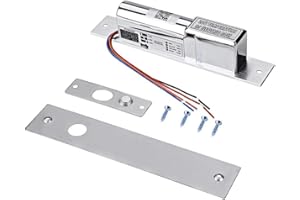 TANGXI DC10V 18V Electric Mortise Lock, Electric Bolt Lock with Magnetic Feedback , Access Control Loc Suitable for Wooden Door, Glass Door, Metal Door, fire Proof Door, (218B)